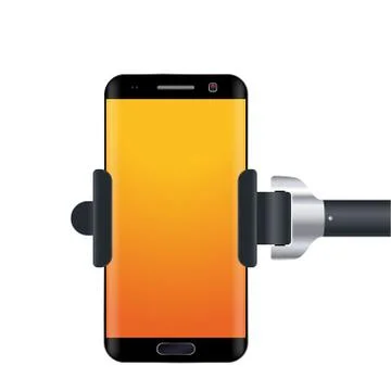 Monopod isolate on white Stock Illustration