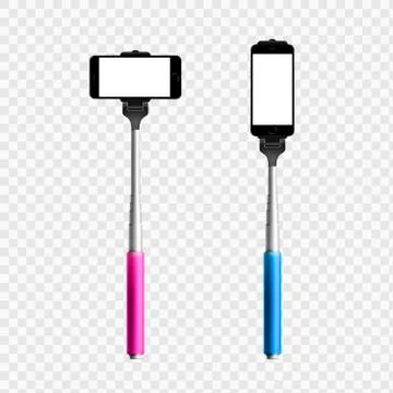 Monopod isolated on a transparent background Stock Illustration