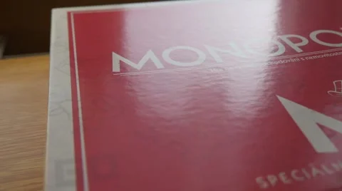 Monopoly Board Game Closeup Stock Footage 68973532