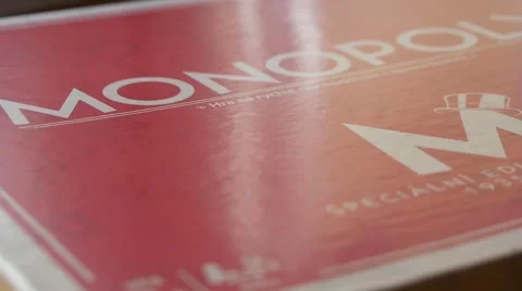 Monopoly Board Game Closeup Stock Footage 68973565
