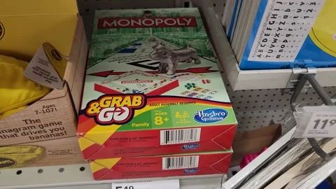 Monopoly Board Game Stock Footage 205320738