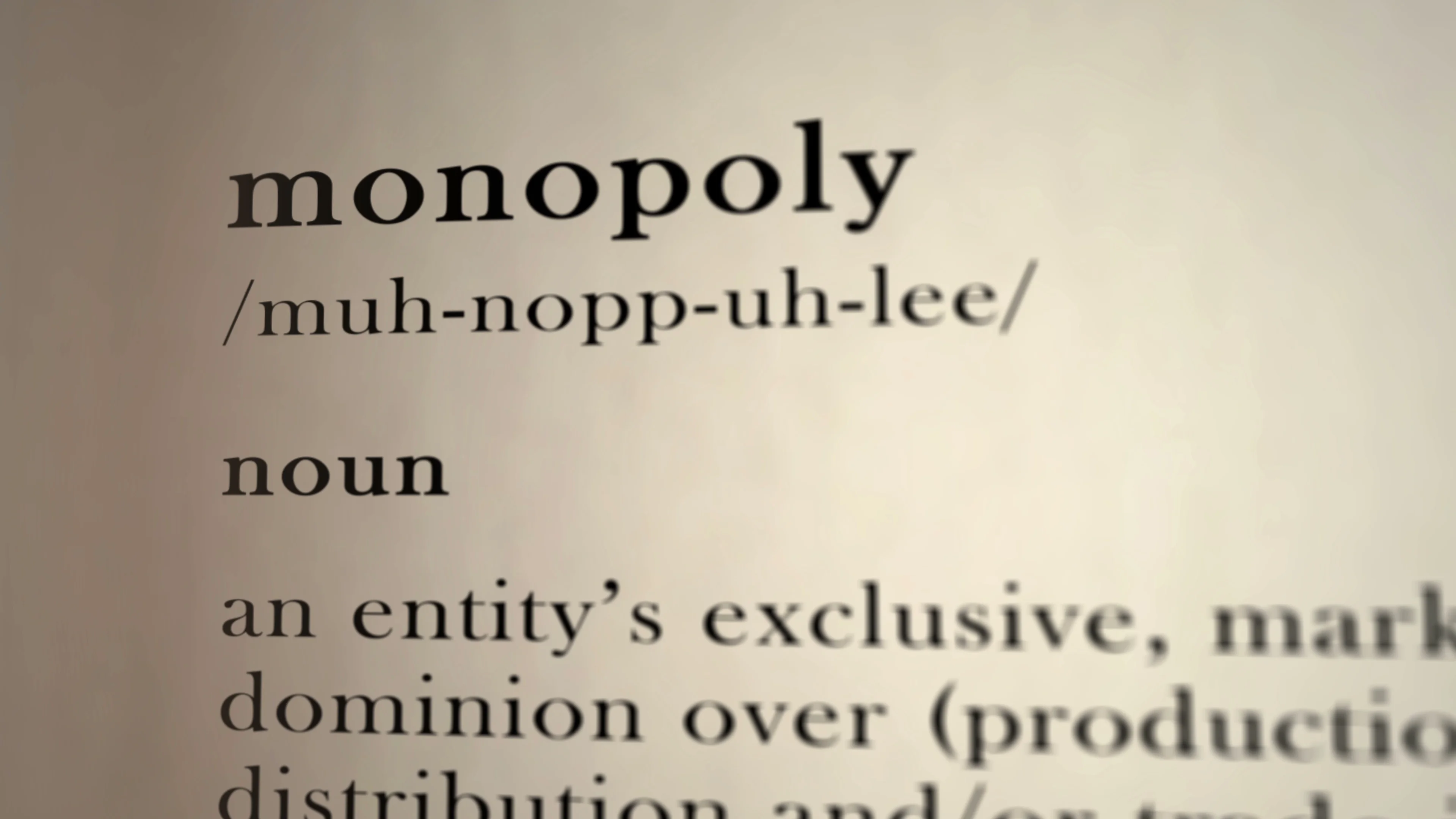 monopoly definition