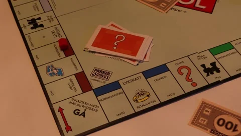 Monopoly game Stock Footage 256105574