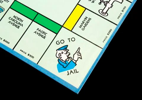 Monopoly game 库存照片