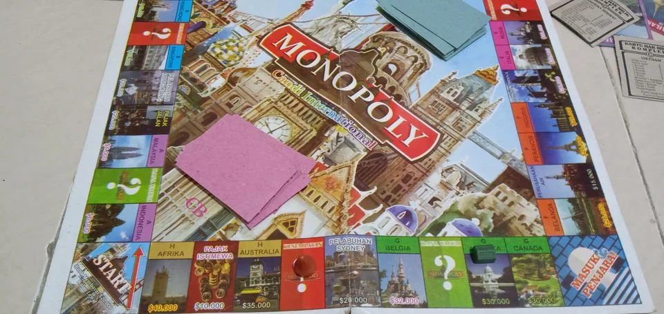 Monopoly Game Foto stock