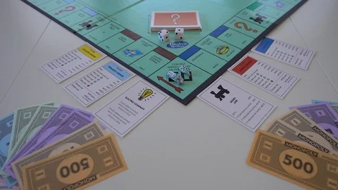 Monopoly pay taxes Stock Footage 121692604