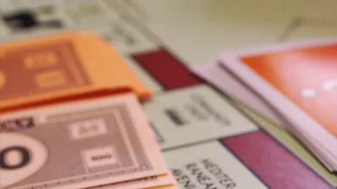 Monopoly Thimble Stock Footage 73563398