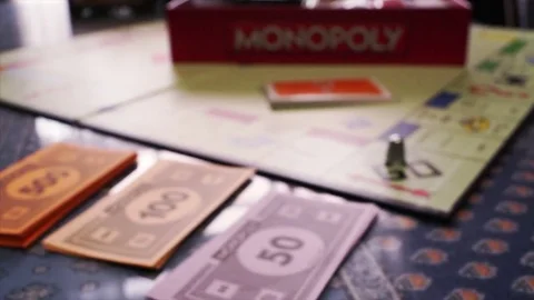 Monopoly Thimble Stock Footage 73563399