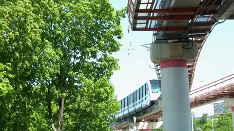 Monorail Vídeos de archivo 5363395