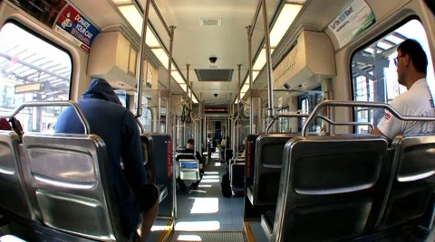 Monorail train Stock Footage 7738474