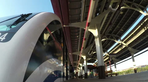 Monorail train Stock-Footage 54337236
