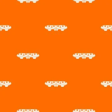 Monorail train pattern seamless イラスト素材