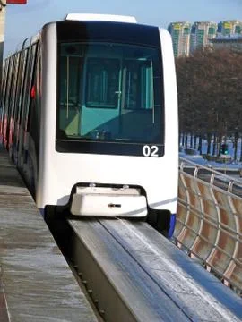 Monorail train Fotos de archivo