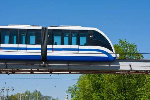 Monorail train Stock Photos