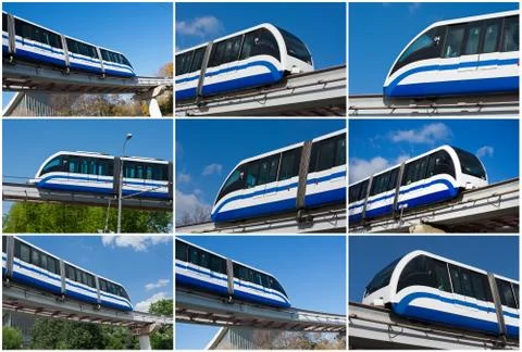 Monorail train Stock Photos