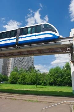 Monorail train Stock Photos