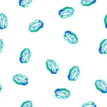 Monosodium glutamate msg e621 isometric icon seamless pattern Stock Illustration