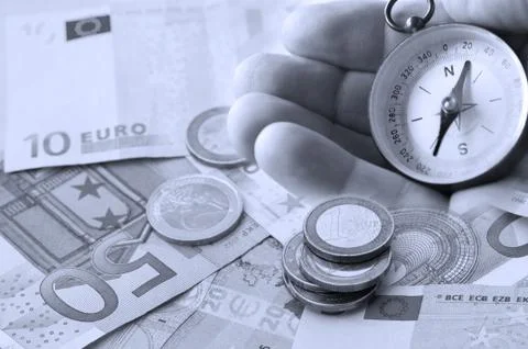 Monotary direction Stock Photos