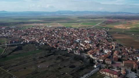 Monreal del campo aerial view 4K Vidéo 308715419