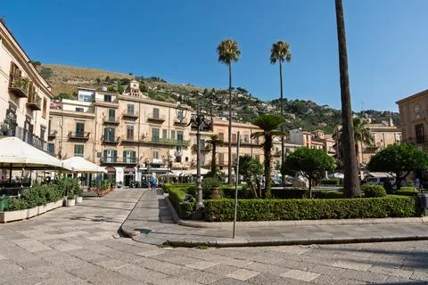 Monreale, Palermo Stockfoto's