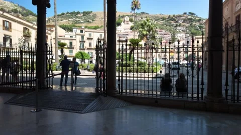 Monreale square Stock Footage 314978357