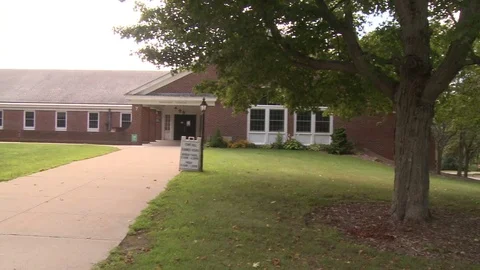 Monroe town hall (1 of 4) Stock Footage 72345125