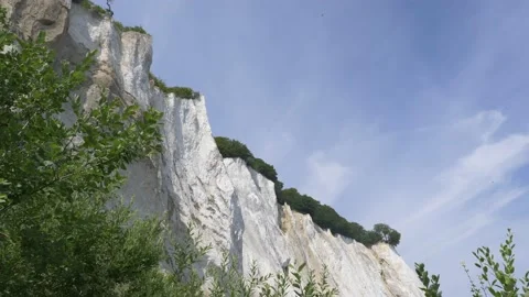 Møns klint in Denmark 스톡 동영상 147098465