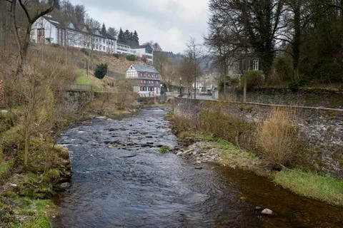 Monschau, Eifel, Germany Foto stock