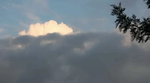 Monsoon Clouds Stock Footage 11150243