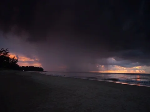 Monsoon clouds  Stock Footage 113031178