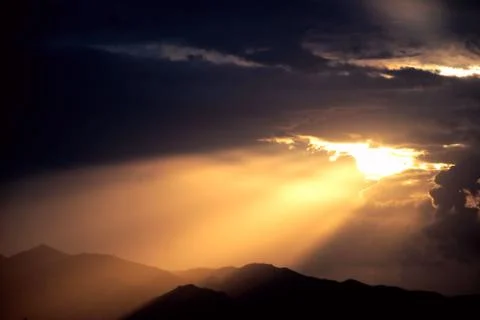 A Monsoon Evening Stock Photos