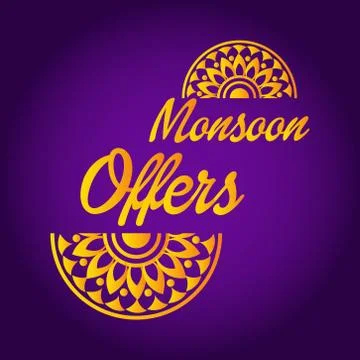 Monsoon. Stock Illustration