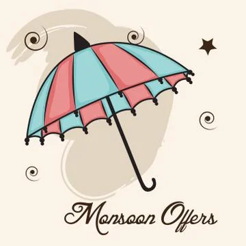 Monsoon. Stock-Illustration