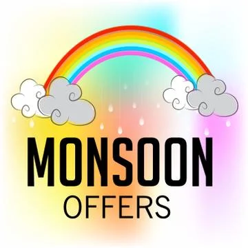 Monsoon. Stock-Illustration