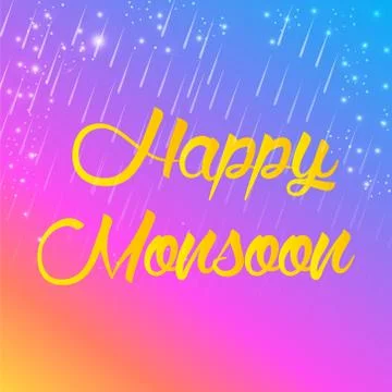 Monsoon. Stock Illustration