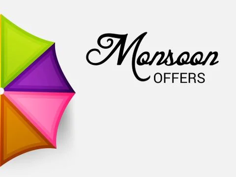 Monsoon. Stock Illustration