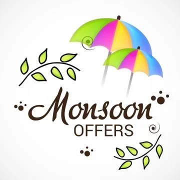 Monsoon. Illustrazione stock