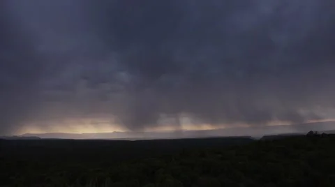 Monsoon Lightning Rain Stock Footage 40212101
