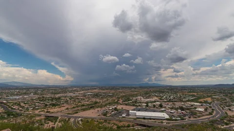 Monsoon Over Tucson Stock Footage 219718492