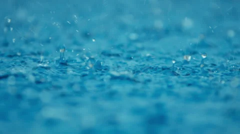 Monsoon rain water for irrigation power Stock Footage