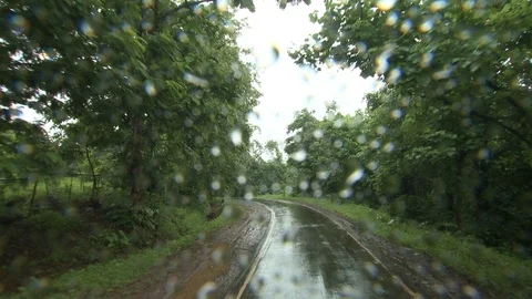 Monsoon Roads Video stock 111806135