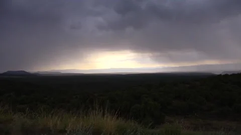 Monsoon Storm Sunset Video stock 40212448