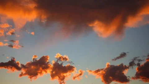 Monsoon Sunset Gradient and Backlight Stock Footage