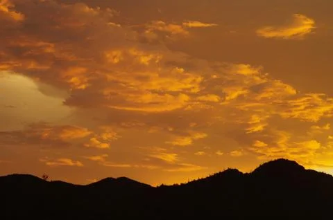 Monsoon Sunset Stock Photos