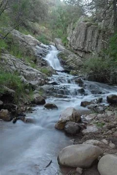 Monsoon Waterfall Stock-Fotos