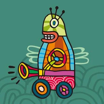 Monsta Stock Illustration