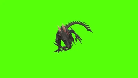 Monster Attack Claws Green Screen Animation 4k Rendering Видео 262699542