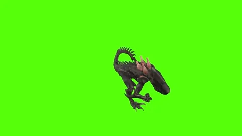 Monster Attack Claws Green Screen Animation 4k Rendering Vídeos de archivo 262699546