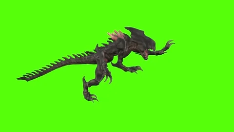 Monster Attack Claws Green Screen Animation 4k Rendering Видео 262699595