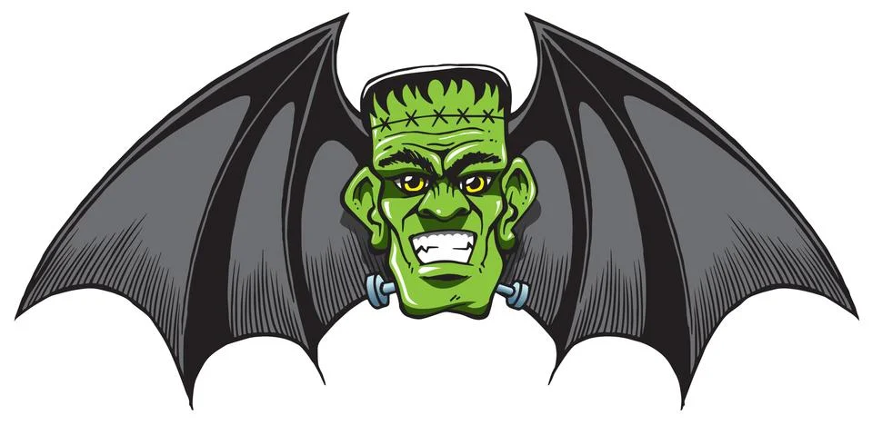 Monster-Bat 库存插图